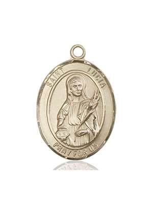 St. Lucia of Syracuse Medal<br/>7065 Oval, 14kt Gold