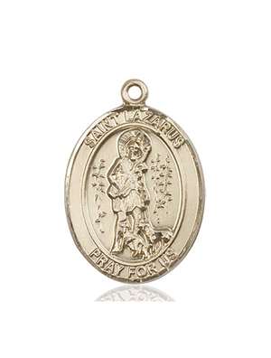 St. Lazarus Medal<br/>7066 Oval, 14kt Gold