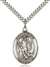 St. Lazarus Medal<br/>7066 Oval, Sterling Silver