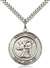 St. Luke the Apostle Medal<br/>7068 Round, Sterling Silver