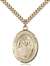 St. Maria Faustina Medal<br/>7069 Oval, Gold Filled