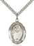 St. Maria Faustina Medal<br/>7069 Oval, Sterling Silver
