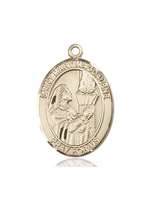 St. Mary Magdalene Medal<br/>7071 Oval, 14kt Gold