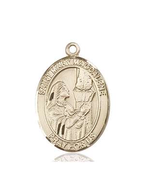 St. Mary Magdalene Medal<br/>7071 Oval, 14kt Gold