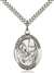 St. Mary Magdalene Medal<br/>7071 Oval, Sterling Silver