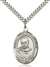 St. Maximilian Kolbe Medal<br/>7073 Oval, Sterling Silver