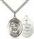 St. Michael the Archangel / Army Medal<br/>7076 Oval, Sterling Silver