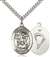 St. Michael the Archangel / Paratrooper Medal<br/>7076 Oval, Sterling Silver