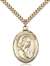 St. Philomena Medal<br/>7077 Oval, Gold Filled