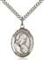 St. Philomena Medal<br/>7077 Oval, Sterling Silver