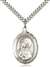 St. Monica Medal<br/>7079 Oval, Sterling Silver