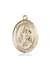 St. Nicholas Medal<br/>7080 Oval, 14kt Gold