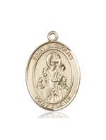 St. Nicholas Medal<br/>7080 Oval, 14kt Gold