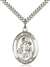 St. Nicholas Medal<br/>7080 Oval, Sterling Silver