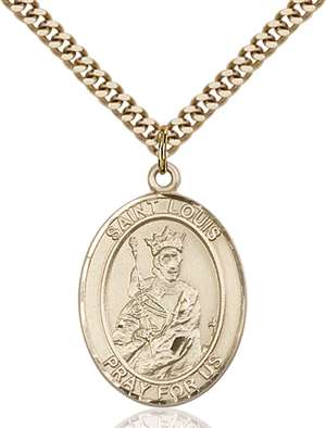 St. Louis Medal<br/>7081 Oval, Gold Filled
