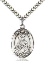 St. Louis Medal<br/>7081 Oval, Sterling Silver