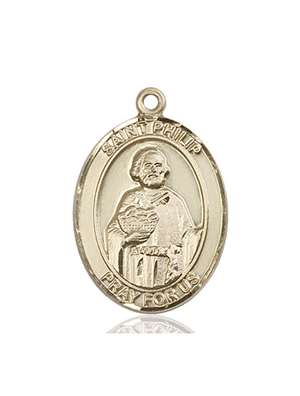 St. Philip the Apostle Medal<br/>7083 Oval, 14kt Gold