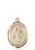 St. Patrick Medal<br/>7084 Oval, 14kt Gold