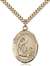 St. Bonaventure Medal<br/>7085 Oval, Gold Filled