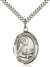 St. Bonaventure Medal<br/>7085 Oval, Sterling Silver