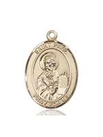 St. Paul the Apostle Medal<br/>7086 Oval, 14kt Gold