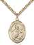 St. Martin de Porres Medal<br/>7089 Oval, Gold Filled