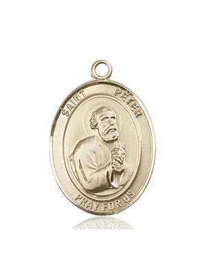 St. Peter the Apostle Medal<br/>7090 Oval, 14kt Gold