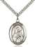 St. Rita of Cascia Medal<br/>7094 Oval, Sterling Silver