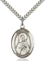 St. Rita of Cascia Medal<br/>7094 Oval, Sterling Silver
