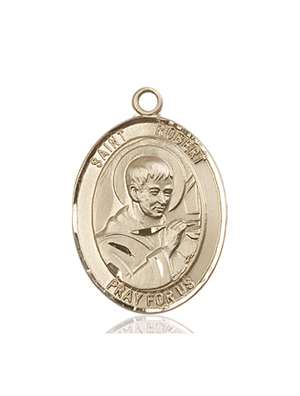 St. Robert Bellarmine Medal<br/>7096 Oval, 14kt Gold