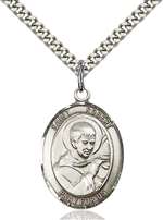 St. Robert Bellarmine Medal<br/>7096 Oval, Sterling Silver