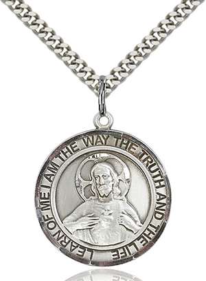 Scapular Heavy Curb Chain<br/>7098 Round, Stainless Silver