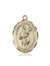 St. Scholastica Medal<br/>7099 Oval, 14kt Gold