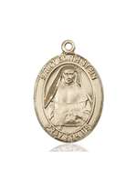 St. Edith Stein Medal<br/>7103 Oval, 14kt Gold