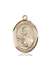 St. Theresa Medal<br/>7106 Oval, 14kt Gold