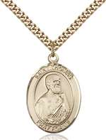 St. Thomas the Apostle Medal<br/>7107 Oval, Gold Filled