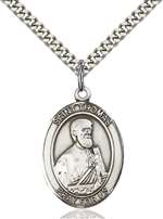 St. Thomas the Apostle Medal<br/>7107 Oval, Sterling Silver
