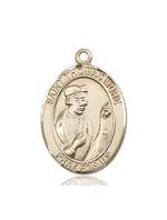 St. Thomas More Medal<br/>7109 Oval, 14kt Gold