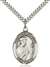 St. Thomas More Medal<br/>7109 Oval, Sterling Silver