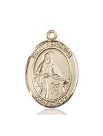 St. Veronica Medal<br/>7110 Oval, 14kt Gold