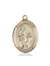 St. Zachary Medal<br/>7116 Oval, 14kt Gold