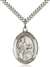 St. Zachary Medal<br/>7116 Oval, Sterling Silver