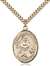 St. Julie Billiart Medal<br/>7117 Oval, Gold Filled