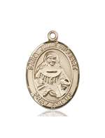 St. Julie Billiart Medal<br/>7117 Oval, 14kt Gold