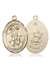 Guardian Angel Medal<br/>7118 Oval, 14kt Gold