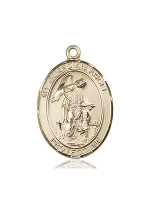 Guardian Angel/Paratrooper Medal<br/>7118 Oval, 14kt Gold
