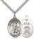 Guardian Angel Medal<br/>7118 Oval, Sterling Silver