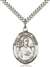 St. Leo the Great Medal<br/>7120 Oval, Sterling Silver