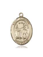 St. Valentine of Rome Medal<br/>7121 Oval, 14kt Gold