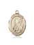 St. Brigid of Ireland Medal<br/>7123 Oval, 14kt Gold